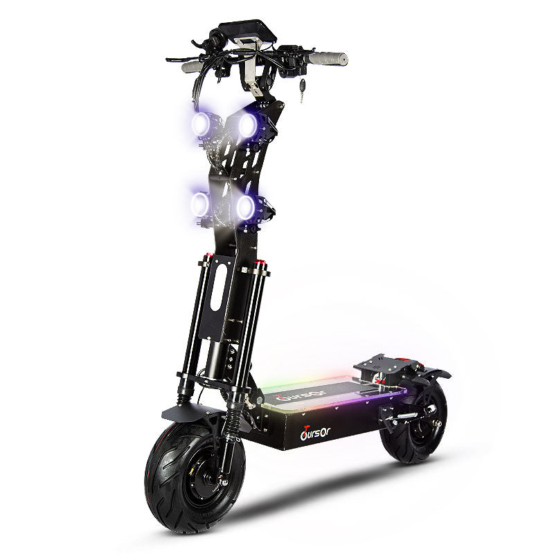 Toursor Electric Scooter for Adults with Foldable Seat