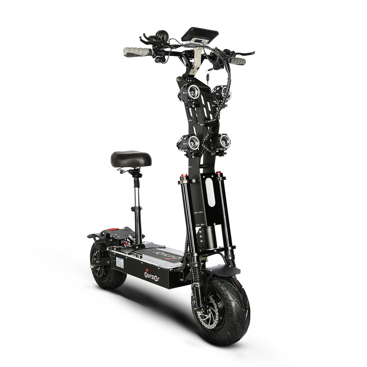 Toursor Electric Scooter for Adults with Foldable Seat