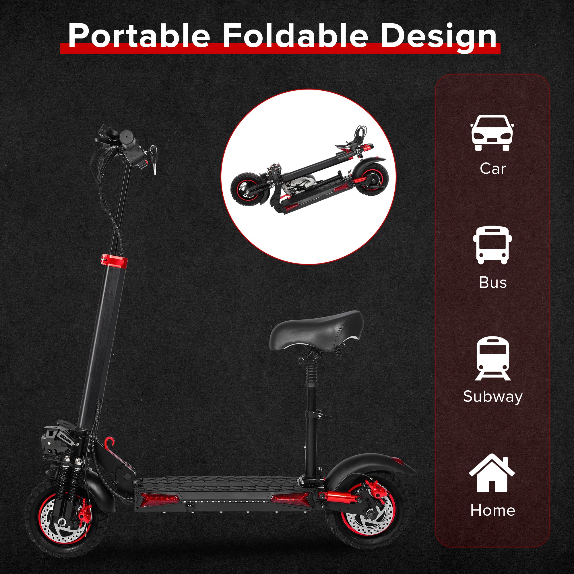 J11 Electric Scooter for Adults 800W Motor E-Scooter