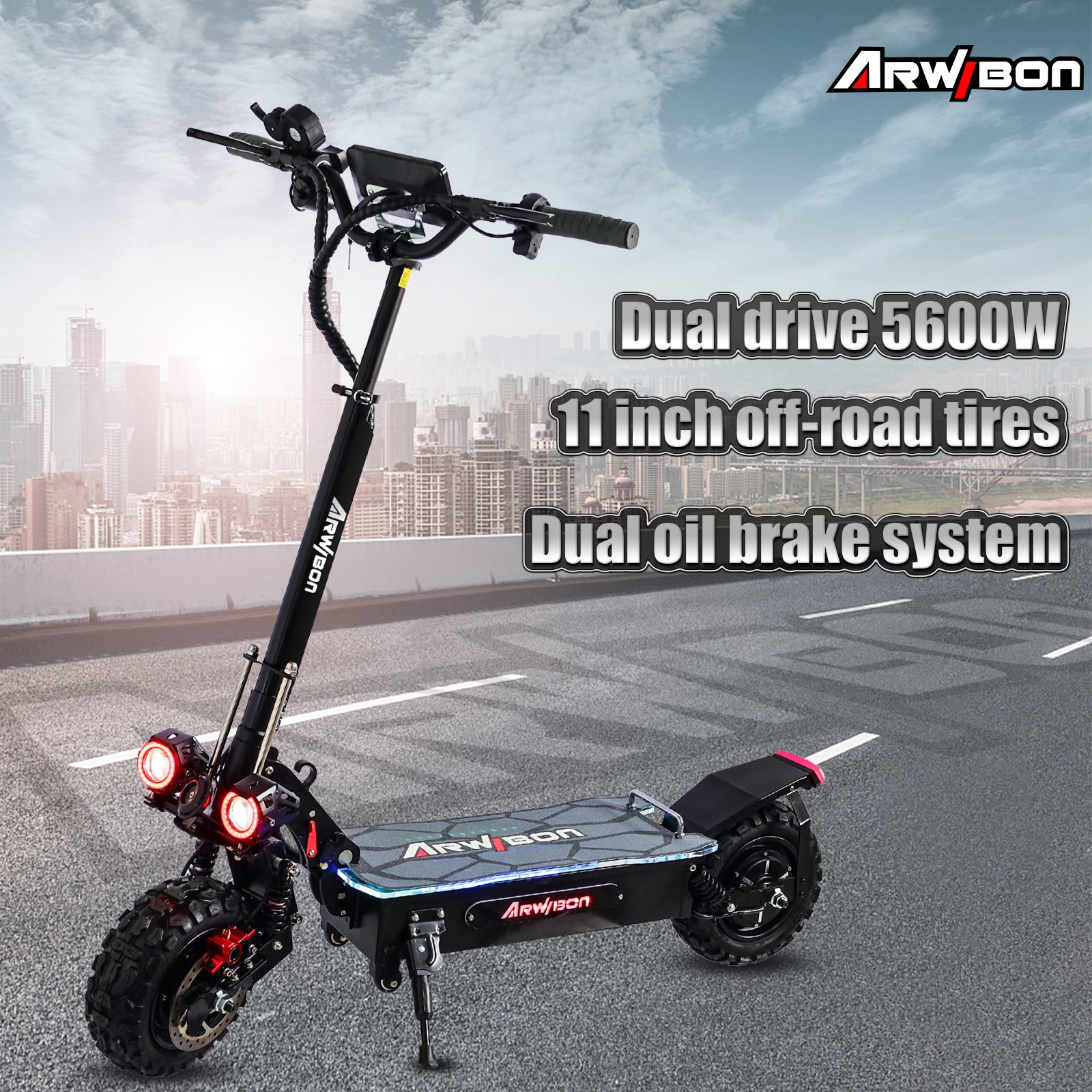 Arwibon Q06Pro Electric Kick Scooter for Adults